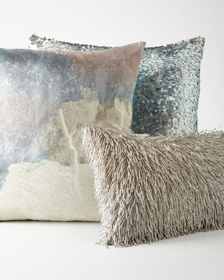 Aviva Stanoff Thalassa Beaded Pillow Lifetime Luxury